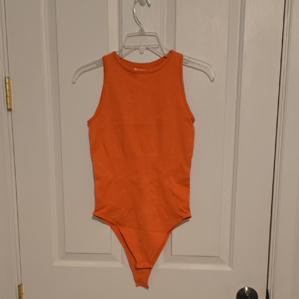 Vibrant Orange Kids Bodysuit
